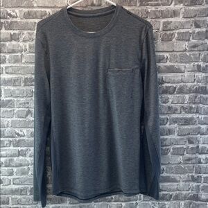 Lululemon Men's Gray‎ Long Sleeve Shirt